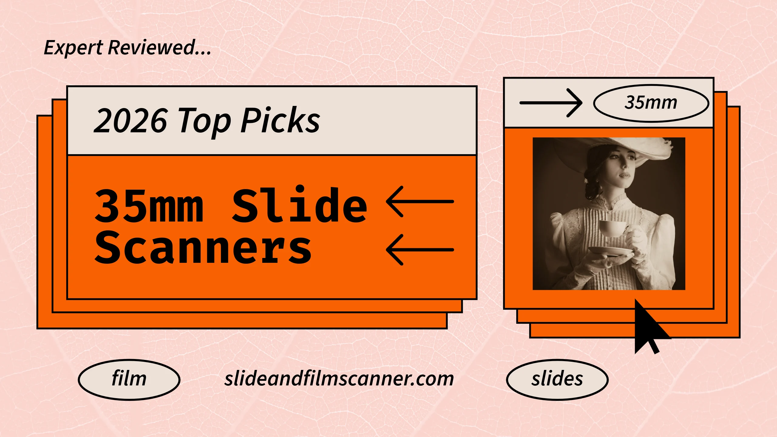 Collection of top 35mm slide and film scanners for 2026 including flatbeds, standalone units, and pro-grade models.